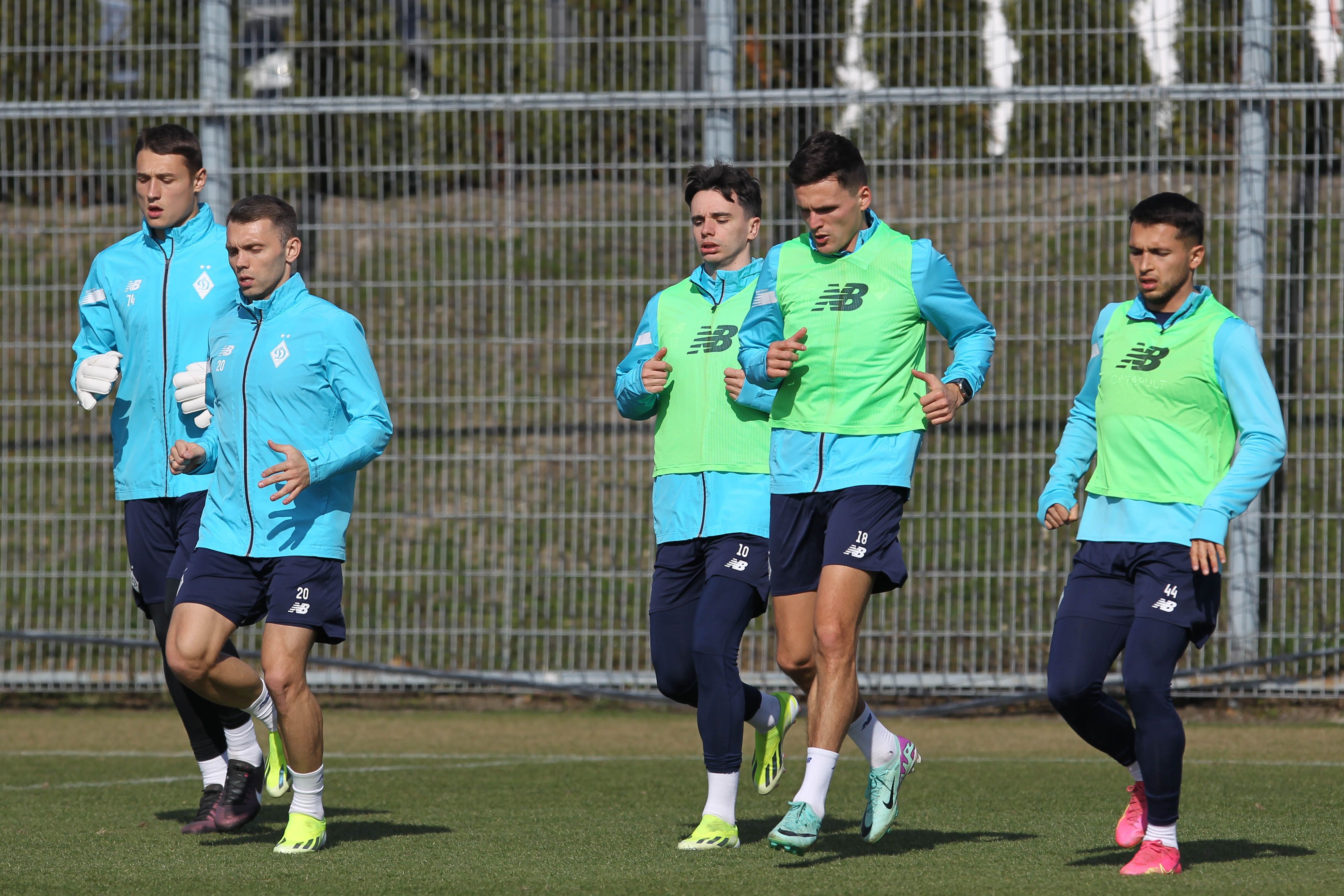 Preparations for the game against Chornomorets