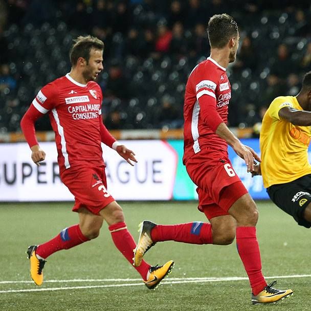 Young Boys flatten Sion before the game against Dynamo