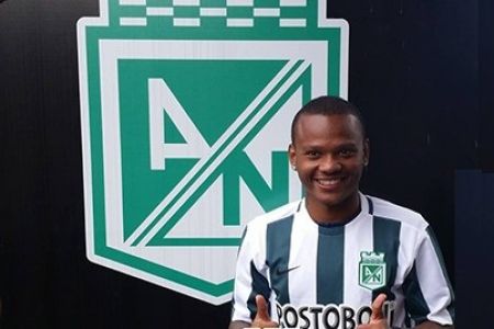 Andres Escobar makes his debut for Atletico Nacional