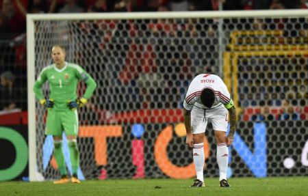 Hungary with Tamas Kadar lose against Switzerland