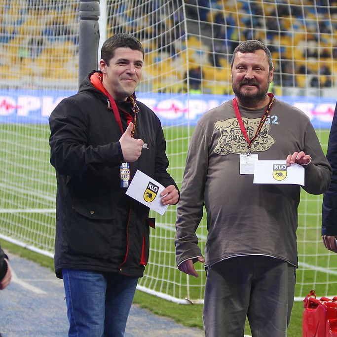 “Football bowling from KLO” at Dynamo match against Olimpik