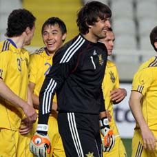 Ukraine prepare to face Italy