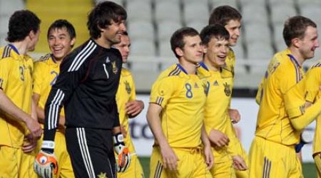 Ukraine prepare to face Italy