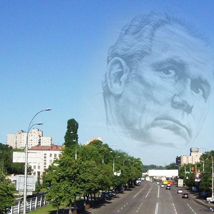 There is Valeriy Lobanovskyi avenue in Kyiv!