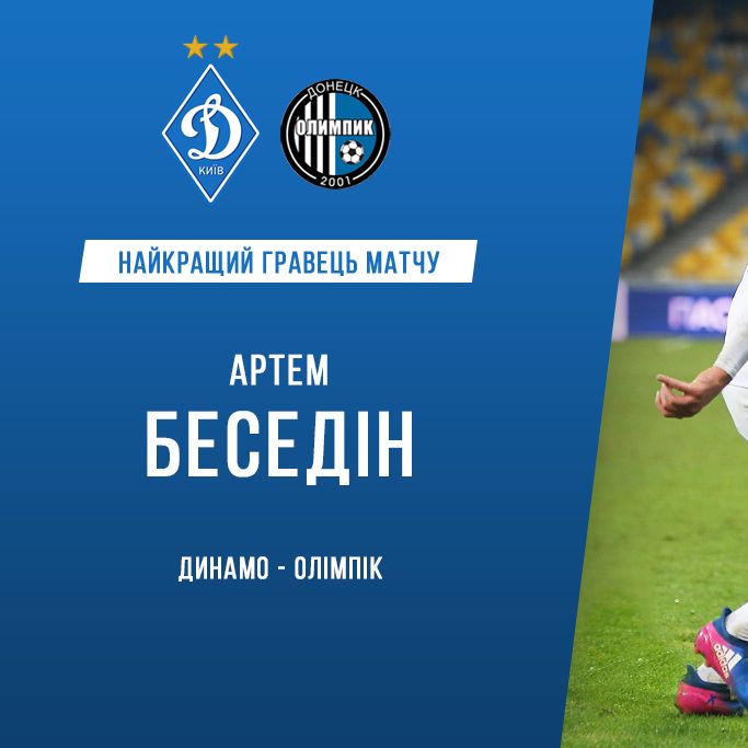 Artem Besedin – MVP of the match against Olimpik