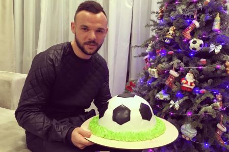 Football present for Mykola MOROZIUK