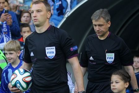 Dynamo vs Shakhtar 2015 Ukrainian Super Cup officials