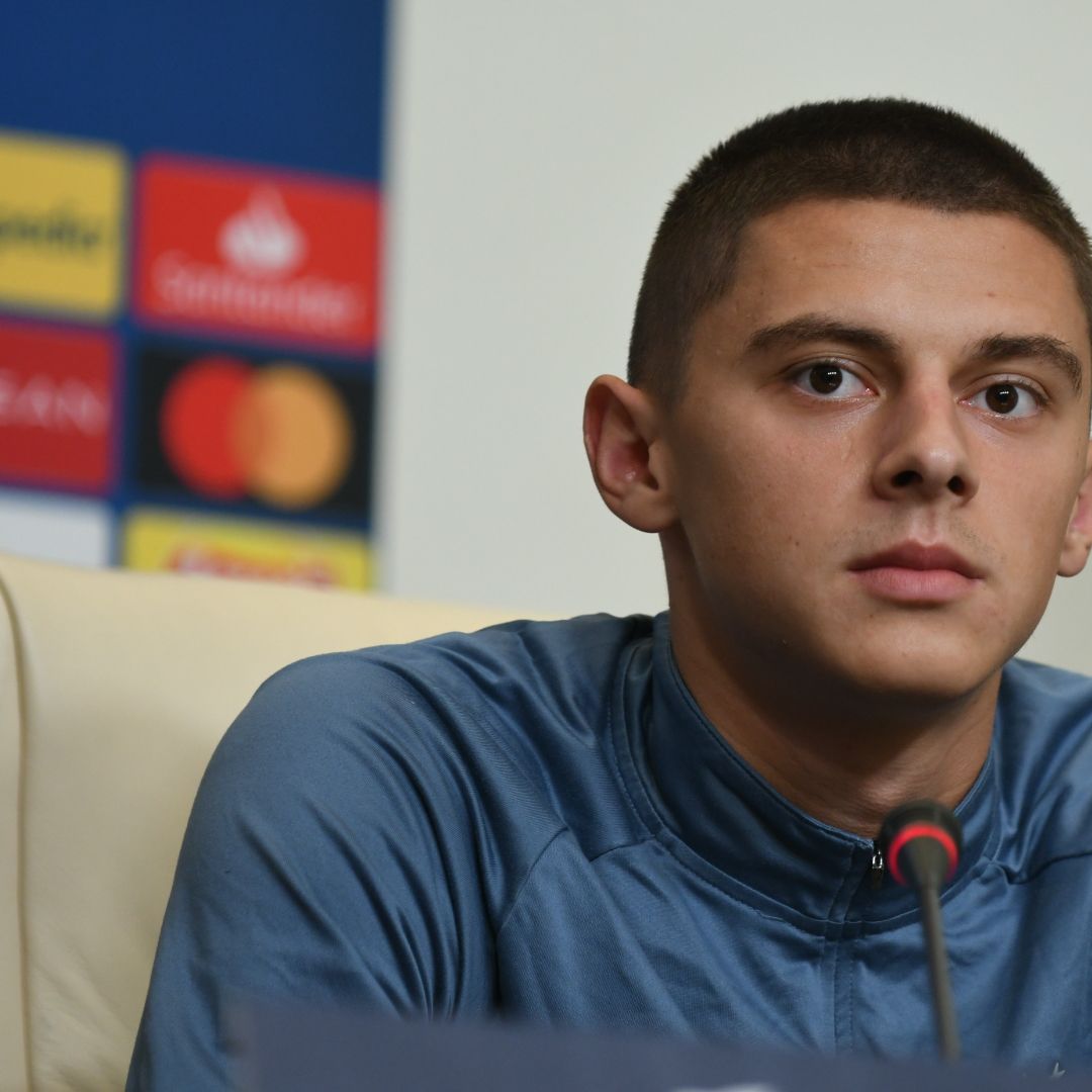 Champions League. Dynamo – Gent: pre-match press conference of Vitaliy Mykolenko