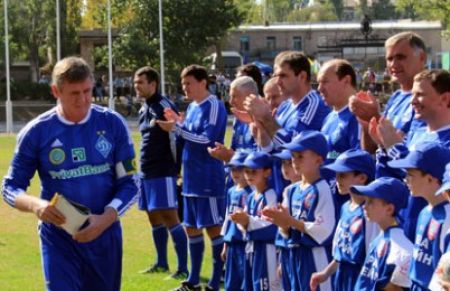 Dynamo Kyiv pro veterans congratulate FC Guria on anniversary