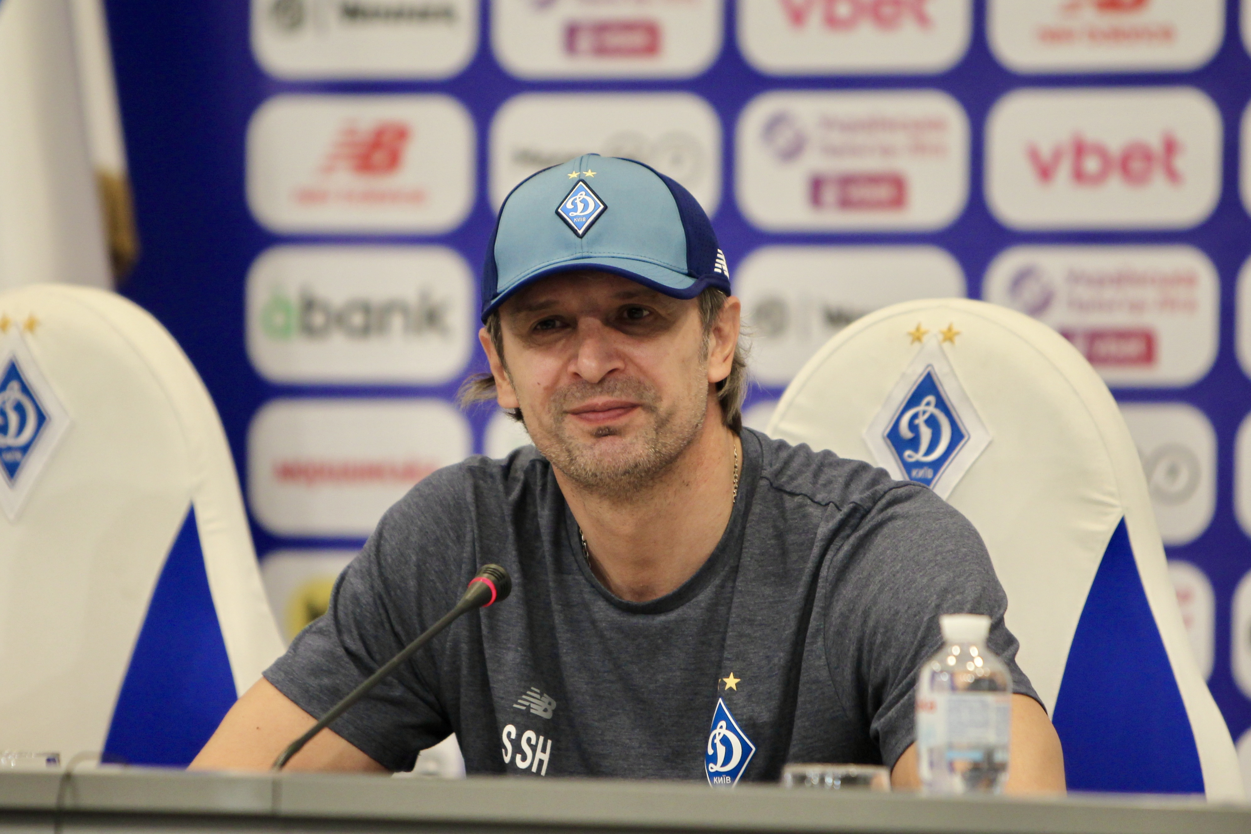 Press conference of Oleksandr Shovkovskyi after the game against Obolon