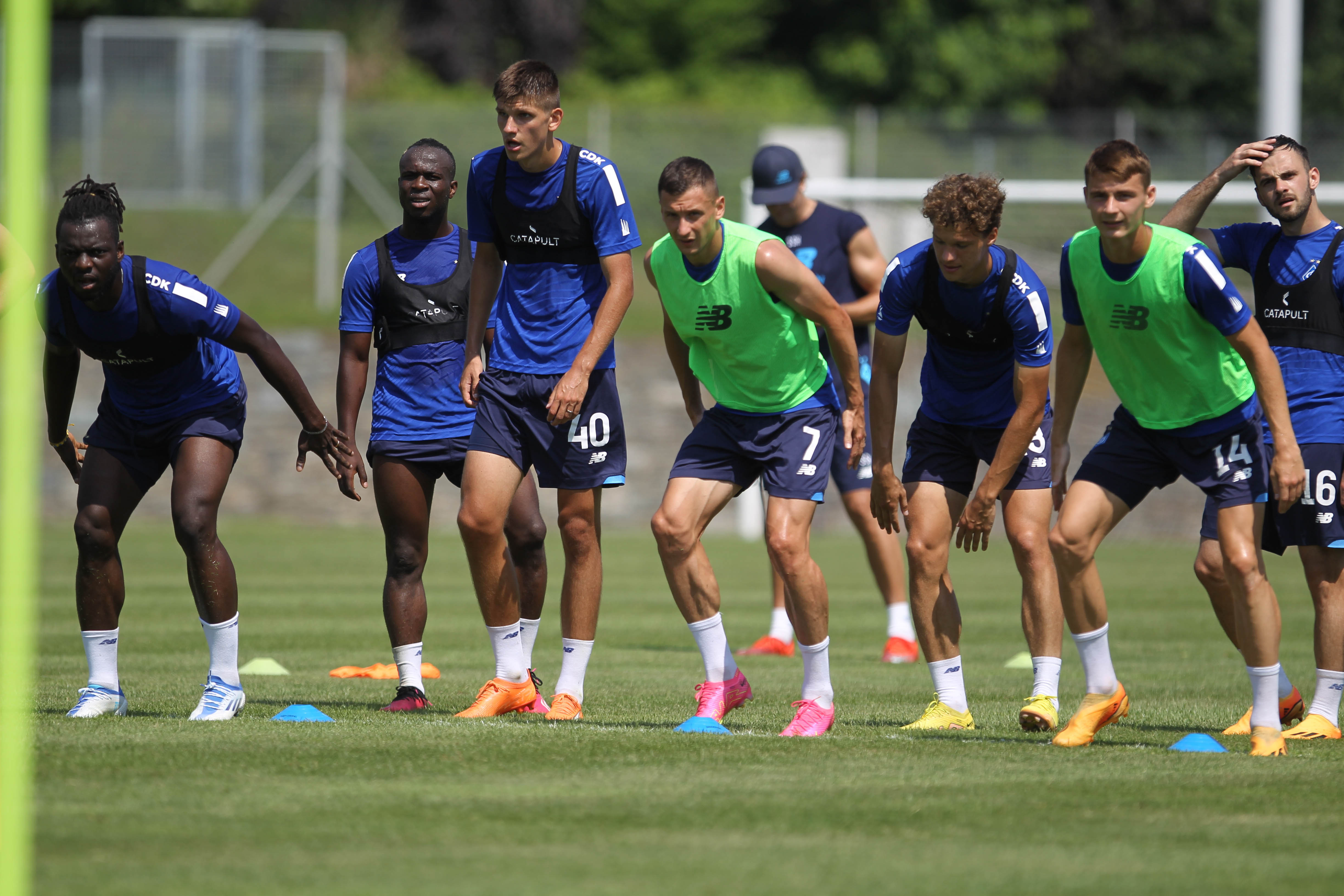 Dynamo in Austria: hot training routine