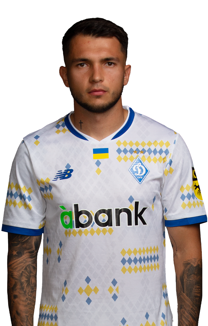 FCDK home playing T-shirt DUBINCHAK 44 with Premier League pathes