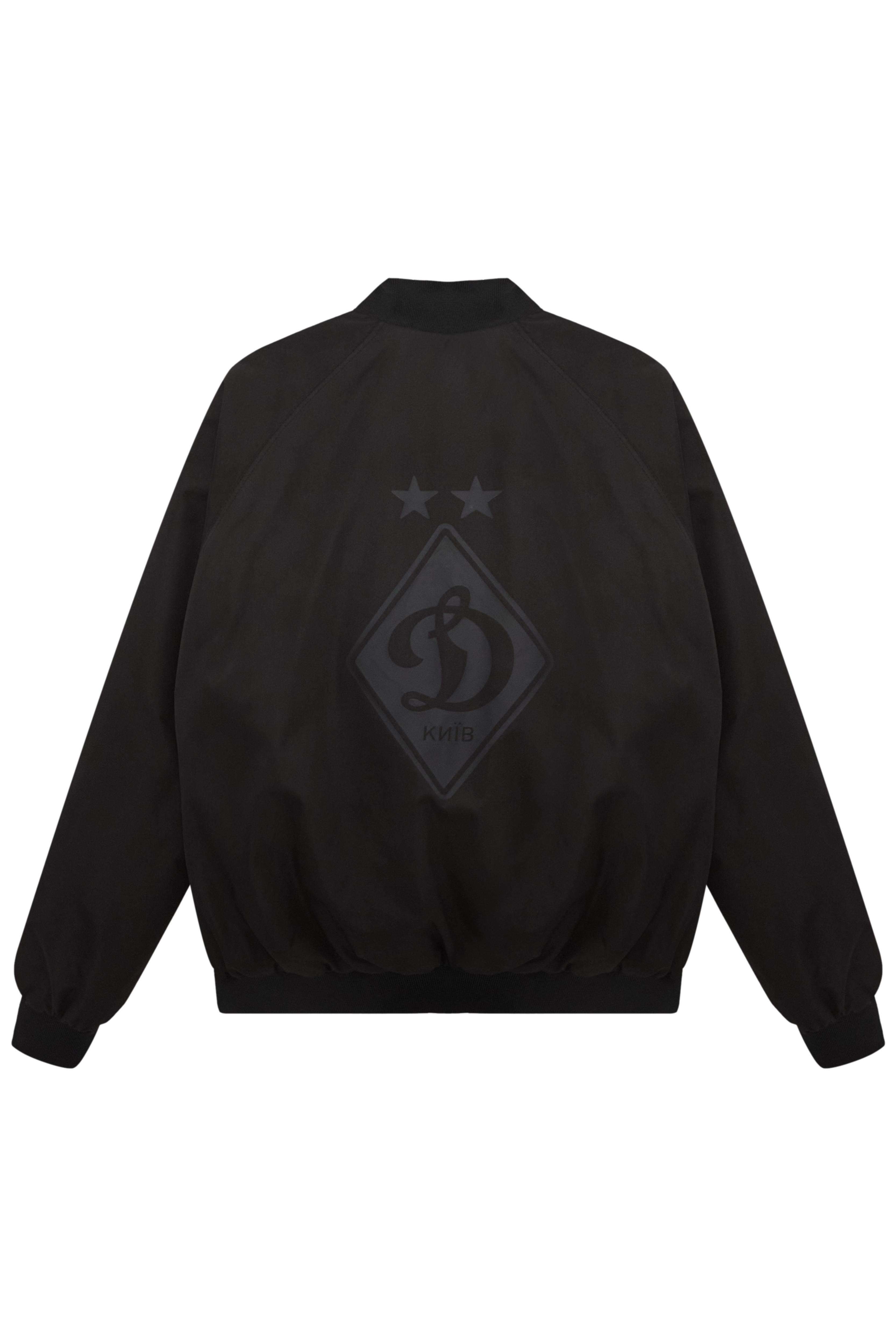 Чорний бомбер BLACK LOGO